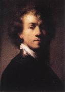 REMBRANDT Harmenszoon van Rijn Self-Portrait with Lace Collar USA oil painting artist
